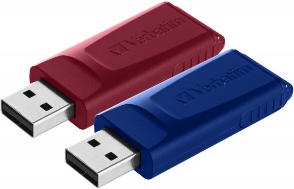 Store'n'Go Slider 2er Pack (32GB) Speicherstick rot/blau
