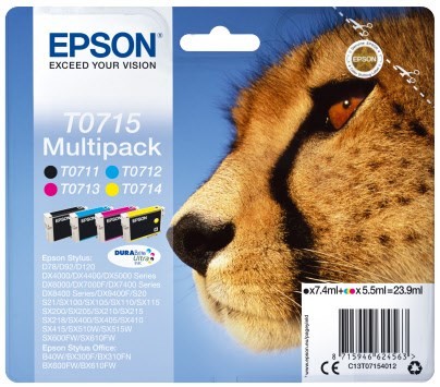Multipack 4 Farben T0715 DURABrite