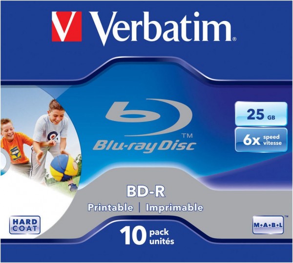 BD-R SL 6x 25GB Printable (10er JC) Blu-ray Disc