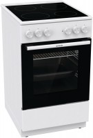 GEC5A21WG Elektroherd mit Glaskeramikfeld weiß, 74 l, Pizza-Stufe, 50 cm breit, A