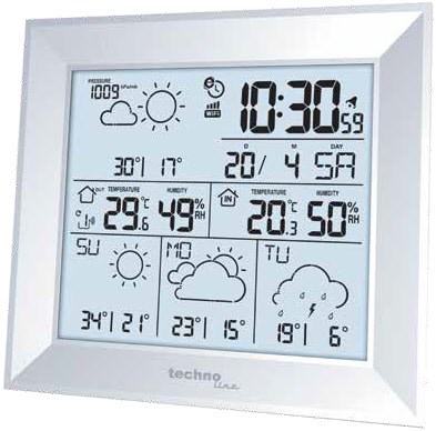 WD 2000 Wetterstation silber
