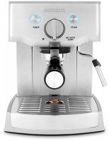 Design Espresso Pro Siebträgermaschine edelstahl, Milchbehälter, 15 bar, 1,5 l