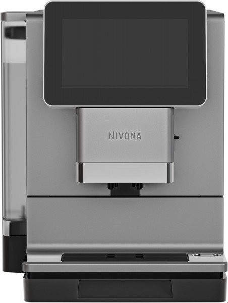 CafeRomatica NIVO 9103 Kaffee-Vollautomat titan, Milchbehälter, Stahl-Kegel-Mahlwerk, 15 bar, 2,2 l, Apps ladbar