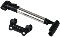 Fahrrad Miniluftpumpe silber/schwarz