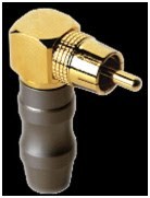 Right-Angle RCA Plugs (2 Stk.)