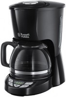 Textures Plus Glas-Filter-Kaffeemaschine schwarz