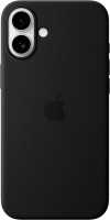 Silikon Case mit MagSafe für iPhone 16 Plus schwarz