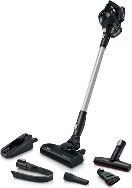 BKS611MALL Akku-Stielstaubsauger schwarz, 30 min Laufzeit, Elektro-Bodenbürste