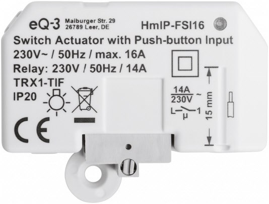 HmIP-FSI16 Schaltaktor (16A) mit Tastereingang