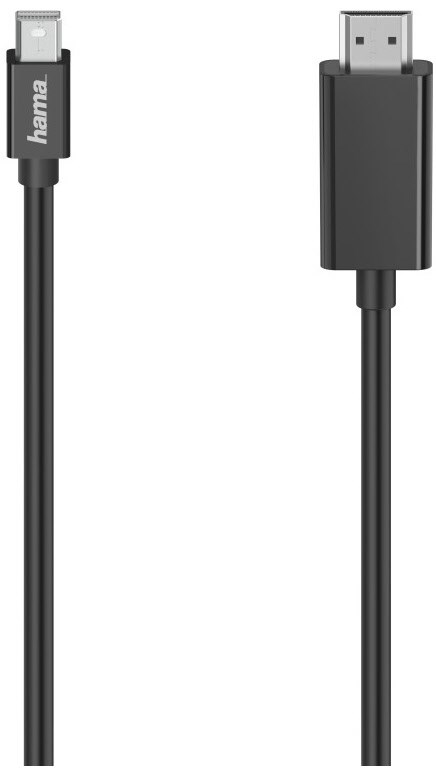 Video-Kabel (1,5m) Mini-DP-Stecker>HDMI-Stecker schwarz