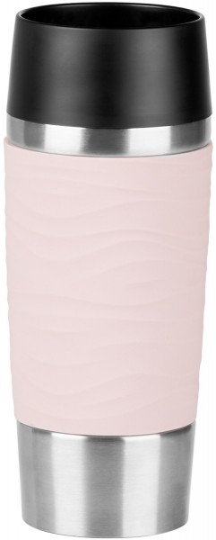 Travel Mug Waves 0,36L Isolierbecher edelstahl puderrosa