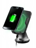 Drahtlos Ladehalterung 6,5" (10W) für Smartphones schwarz