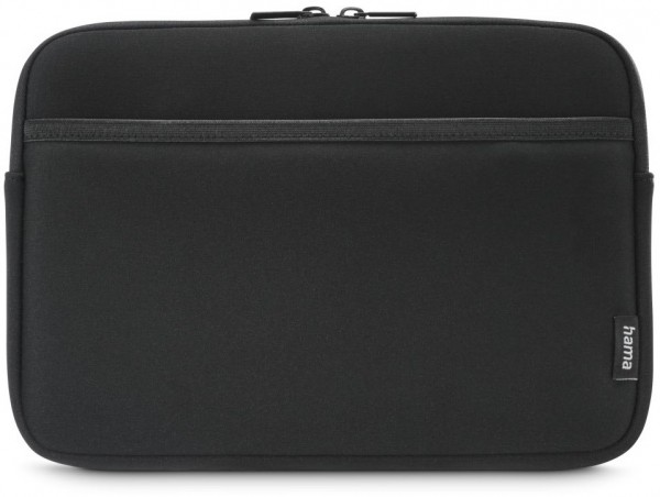 Tablet-Sleeve Neoprene m Vorderfach bis 28 cm (11") schwarz