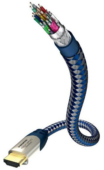 High Speed HDMI (2,0m) blau/silber