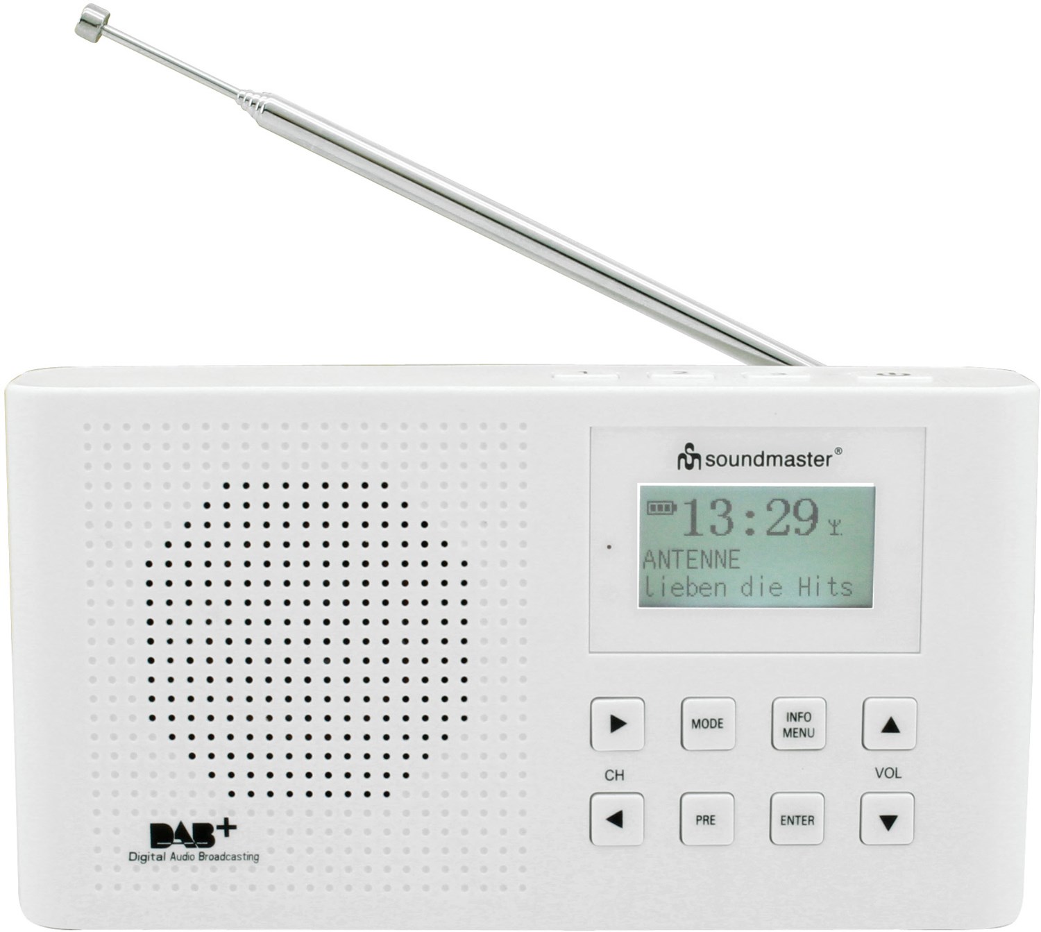DAB160WE Portables Radio weiß