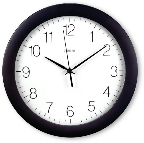 Teneriffa Wanduhr schwarz