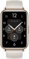 Watch Fit 2 (Classic) Smartwatch Lederarmband moonlight white