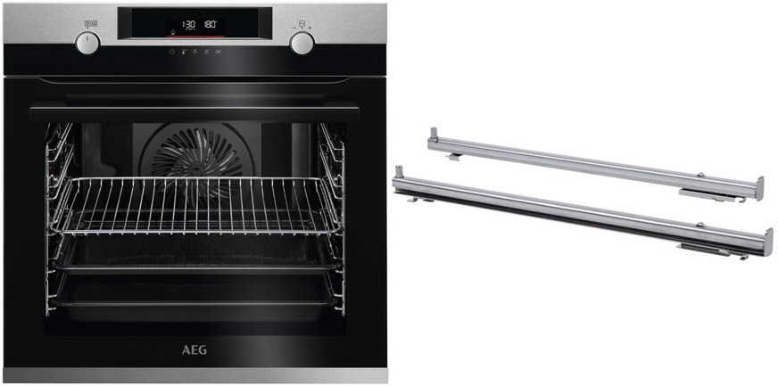 Image of BPF55522V2 Einbaubackofen bestehend aus BPE55526BM + TR2LFV edelstahl/cleansteel