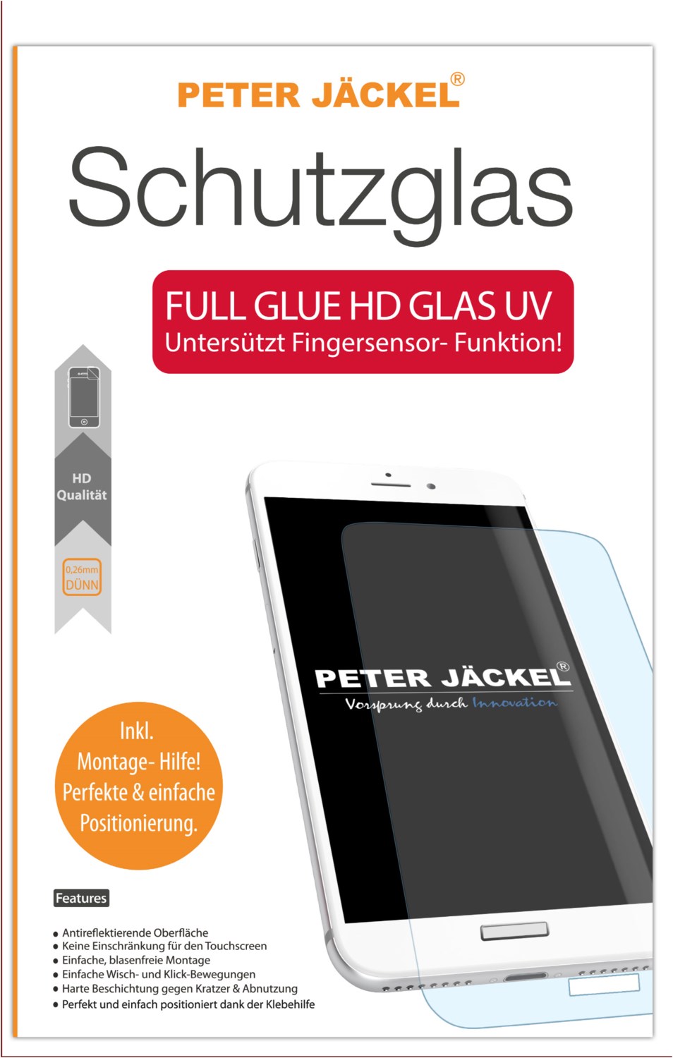 Full Display HD Glass Full Glue für Galaxy S21 transparent