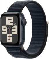 Watch SE (40mm) GPS Smartwatch 2. Generation, Alu mit Sport Loop mitternacht/mitternacht