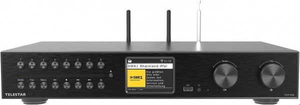 TOP 550 CD-Receiver mit Internetradio schwarz