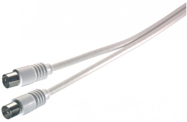 Koaxkabel (5m) weiß