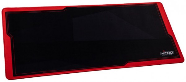 Deskmat DM9 Gaming-Schreibtischunterlage schwarz/inferno red