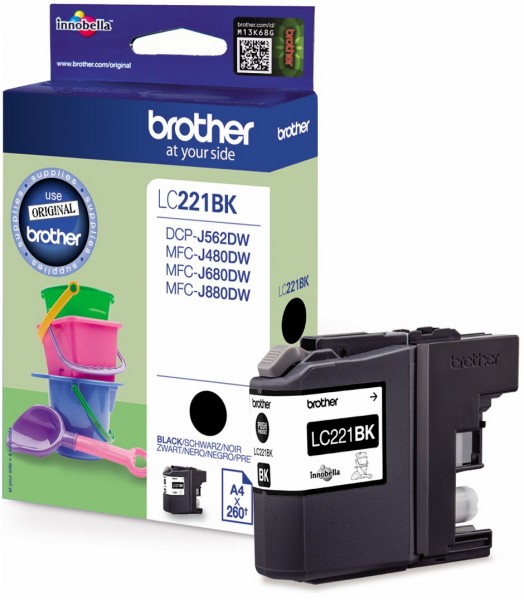LC221BK (260 S.) Tintenpatrone schwarz