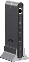 15-in-1 USB Type-C Dockingstation silbergrau