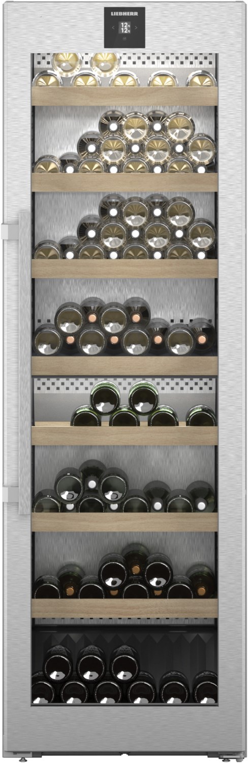 WPsd 5252-20 Weintemperierschrank edelstahl