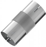 Antennen-Adapter Koax-Kupplung>Koax-Kupplung silber