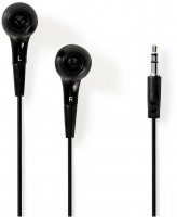 HPWD1001BK In-Ear-Kopfhörer mit Kabel schwarz