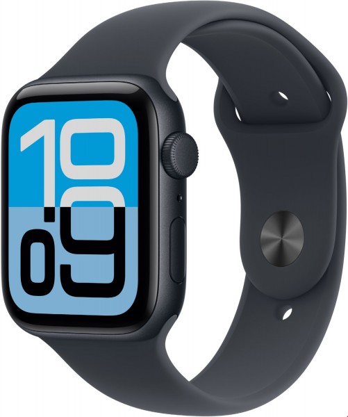 Watch SE 3 (44mm) GPS Smartwatch Alu mit Sportarmband M/L mitternacht/mitternacht