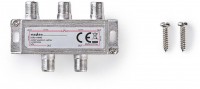 SSPL410ME Satelliten-F-Splitter 11,5 dB, 5-2400 MHz, 4 Ausgänge