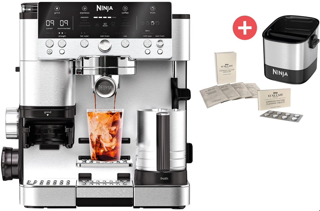 ES601EU + Dein Geschenk: Ninja KnockBox/ Entkalker, Milchbehälter, 2 l