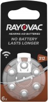 Rayovac Acoustic Special 312 Knopfzelle