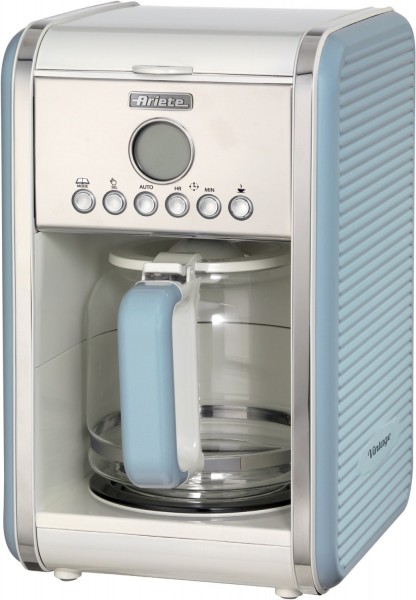 Vintage 1.5 L Filter-Kaffeemaschine blau