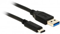 USB 3.1 Type-C Gen 2 > USB 3.1 A (0,5m) Stecker - Stecker schwarz
