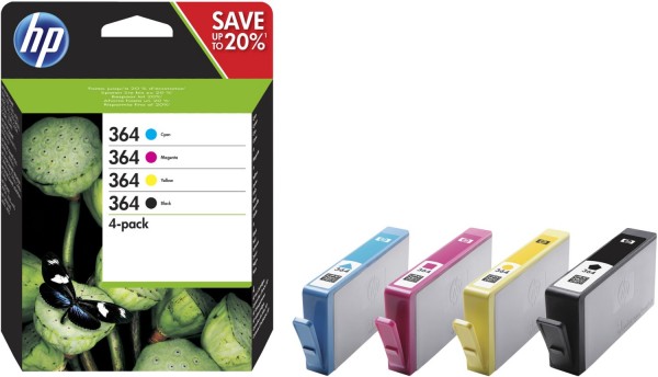 Nr. 364 4er-Pack 4-farbig