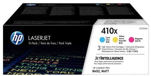 Nr. 410X 3er-Pack Toner cyan/magenta/gelb