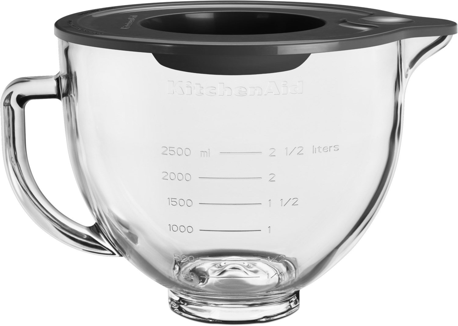 5KSM5GB Glasschüssel 4,7L Küchenmaschinen-Zubehör transparent