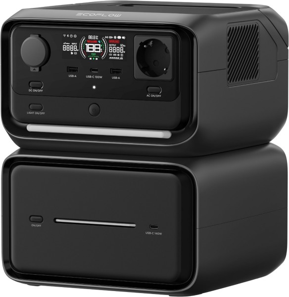 River 3 Max Plus Bundle Powerstation inkl. River 3 EB600 Batterie