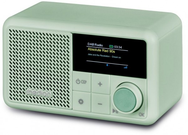 Life S66822 (MD44822) Kofferradio mit DAB/DAB+ grün