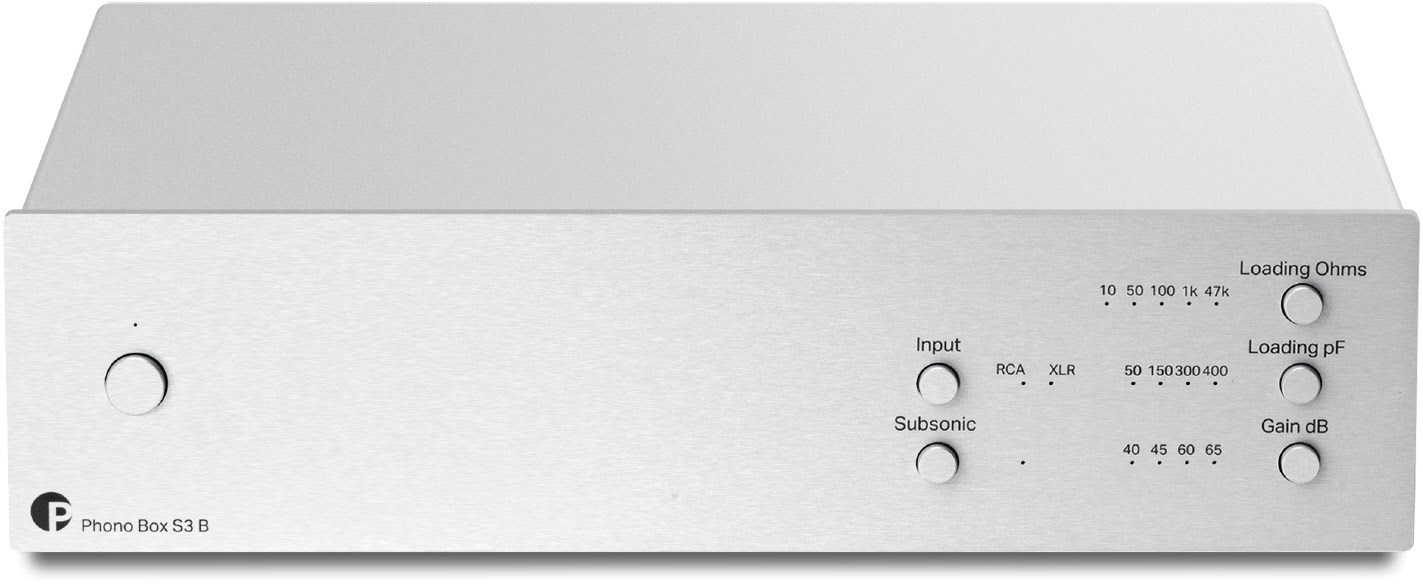 Phono Box Phono-Vorverstärker silber