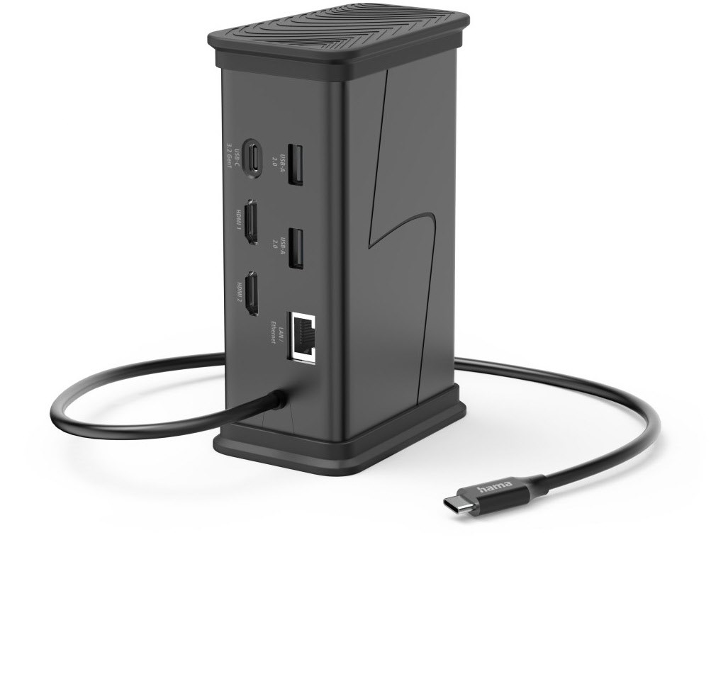 USB-C-Docking-Station 9 Ports schwarz