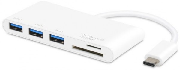 CC UC UA3CR USB-C Cardreader + Hub