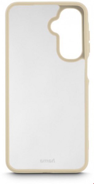 Handyhülle Frame Protect für Galaxy A17 beige/transparent