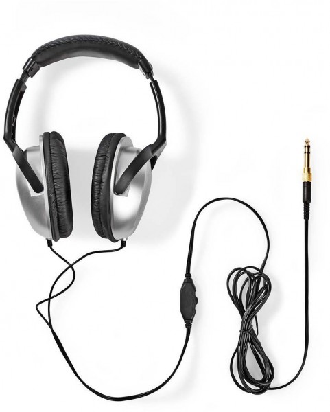 HPWD1200BK Kopfhörer mit Kabel silber/schwarz