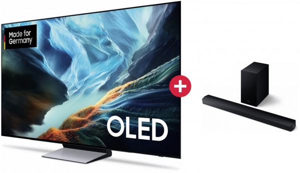 GQ55S93HAE 138 cm (55") OLED Vision AI Smart TV graphitschwarz + Dein Geschenk: Samsung HW-B760GF Soundbar + Subwoofer