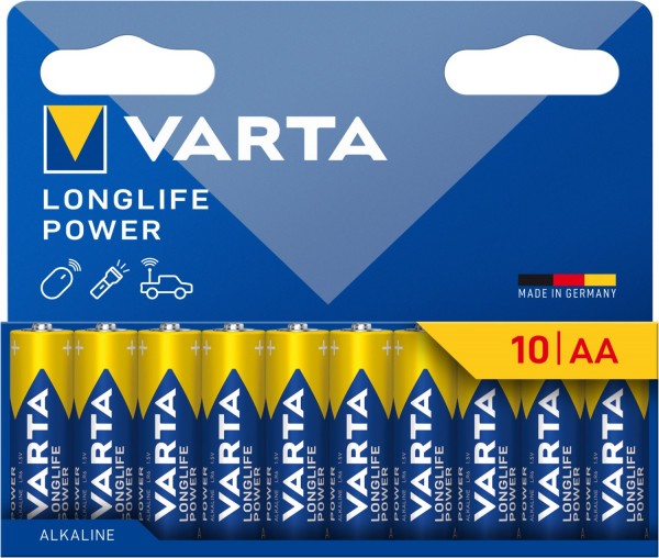 Longlife Power AA 10er Pack Mignon-Batterie